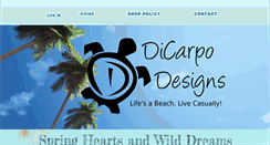 Desktop Screenshot of dicarpodesigns.com